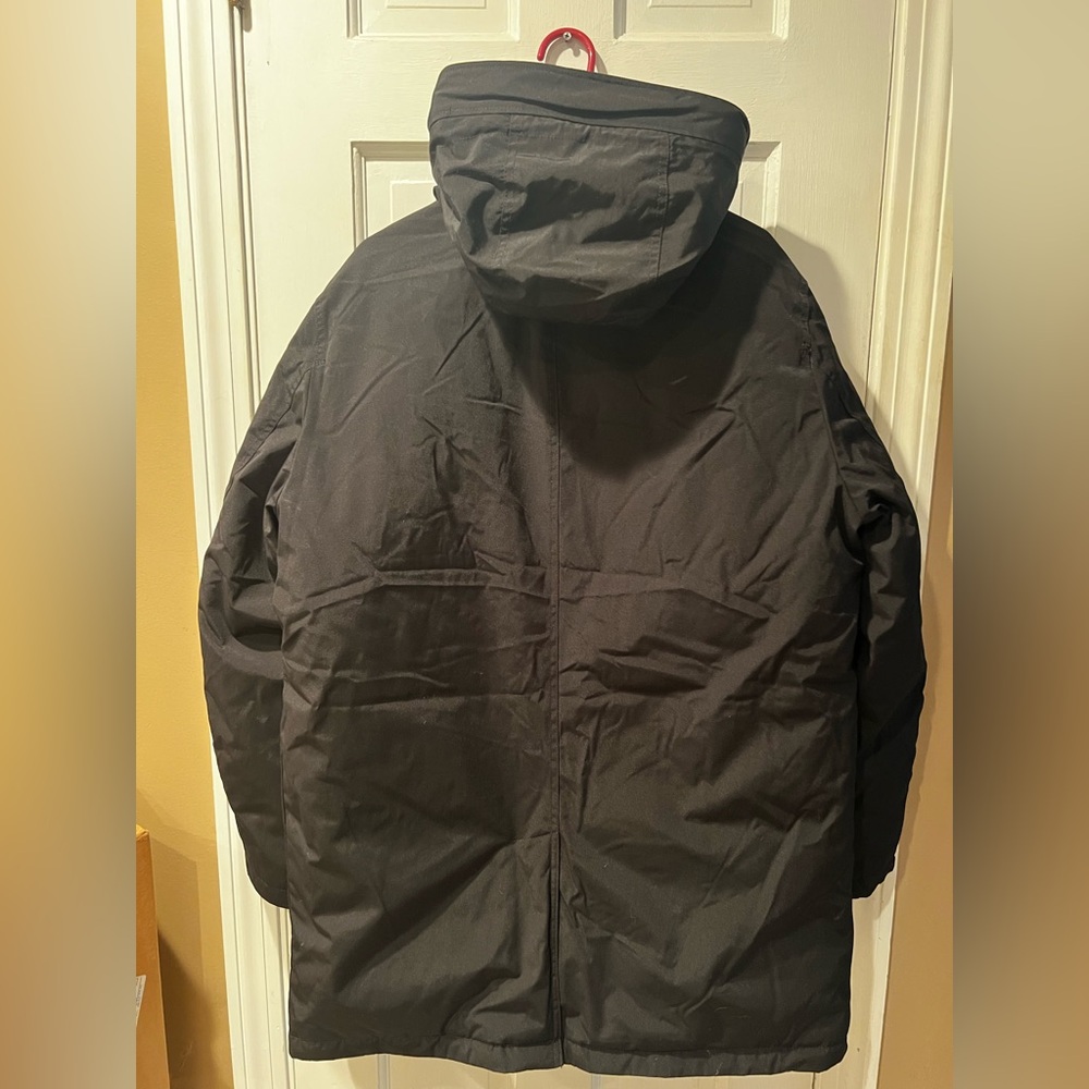 Michael Kors Men's Hooded Snorkel Parka, Black, 883661672560 - Picture 6 of 11